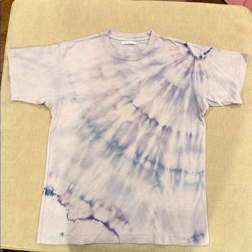 John Elliott Lavender Tie-Dye Tee